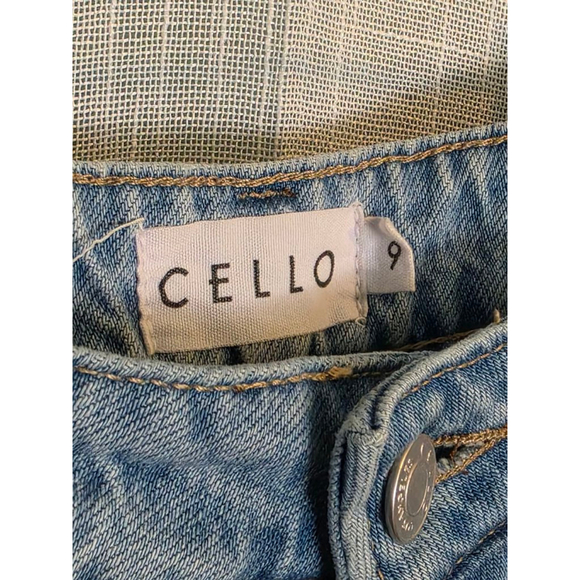 Women's‎ CELLO Jeans Size 9 Blue Distressed - Picture 6 of 10